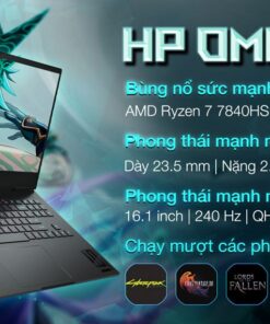 Laptop HP Gaming OMEN 16 xf0071AX - 8W946PA (R7 7840HS, 32GB, 1TB, RTX 4060 8GB, QHD 240Hz, Win11)